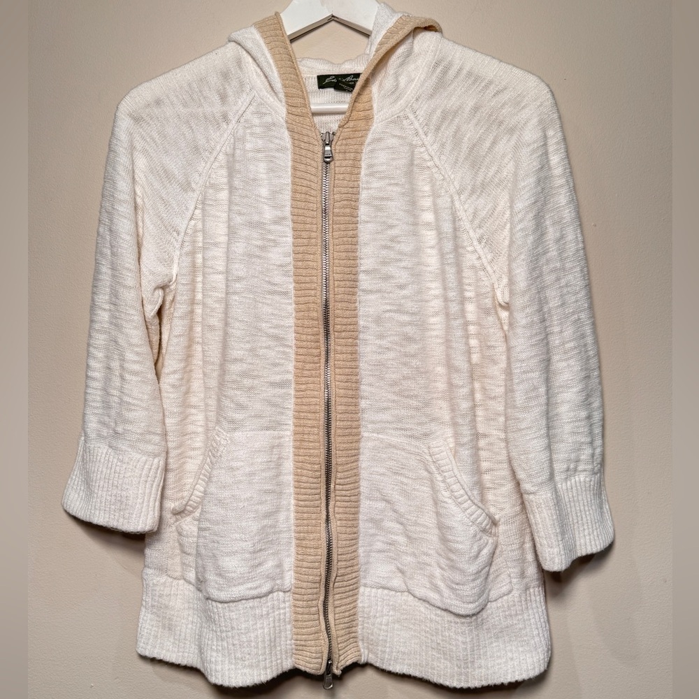 Eddie Bauer Zip-up Hooded Sweater Jacket Size XL